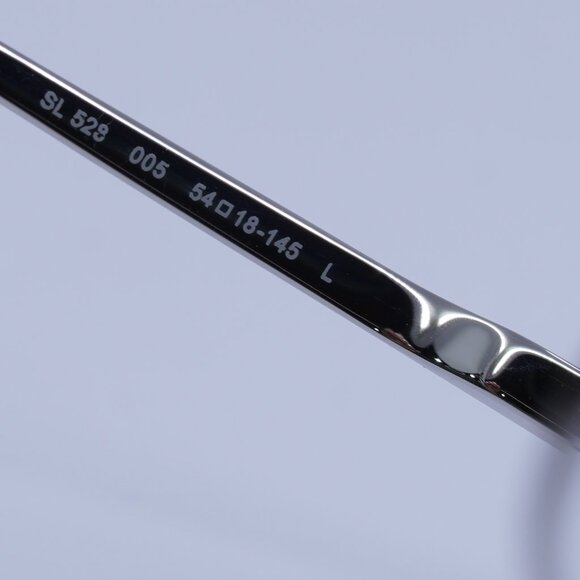 Saint Laurent SL528 005 Eyeglasses Silver 54mm Square Frame - Picture 6 of 11